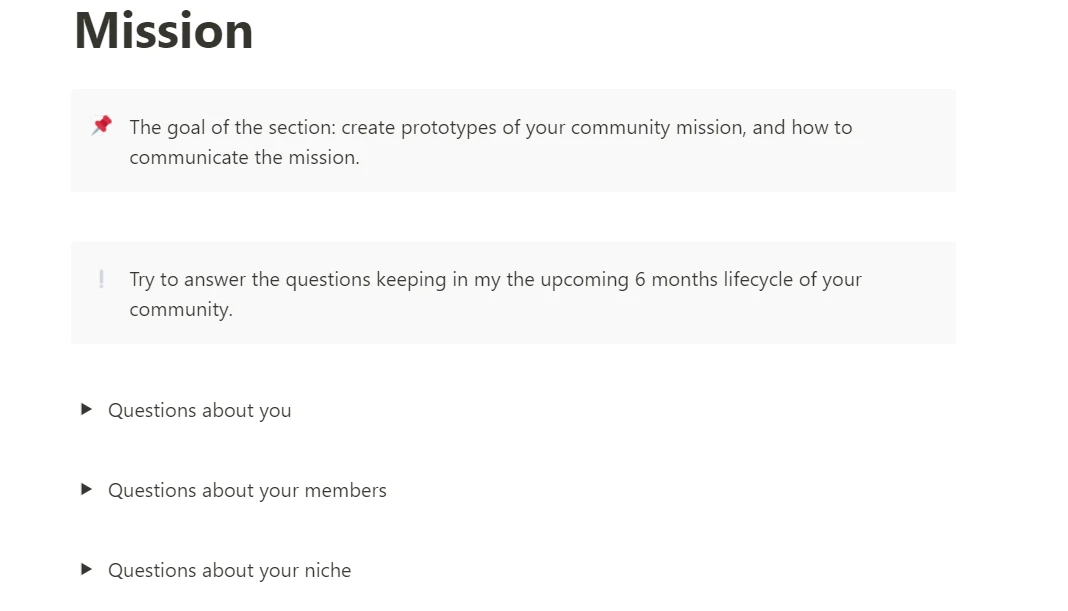 Finding your community mission